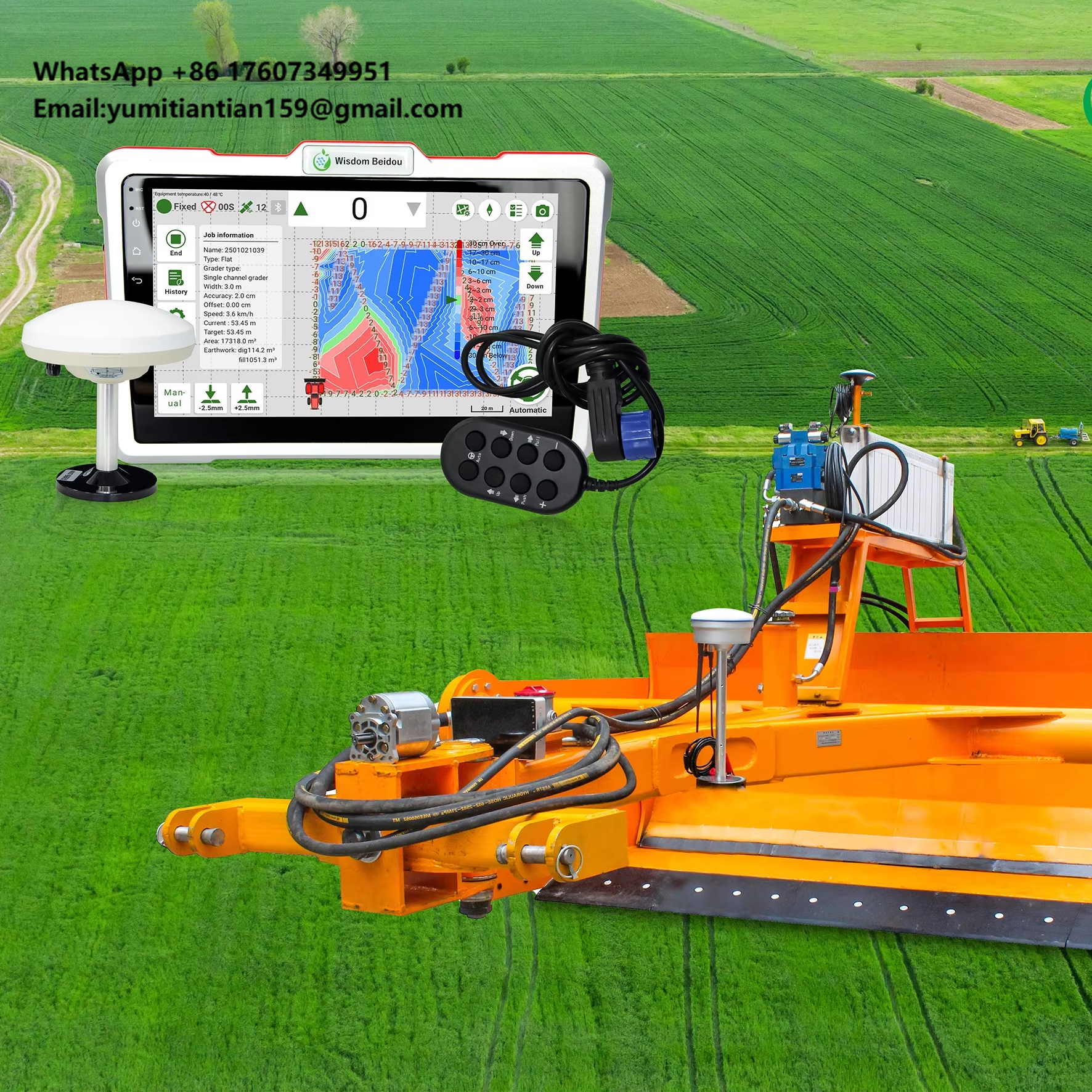 Farming System & Sustainable Agriculture - High Precision 3D Heat Map Digital