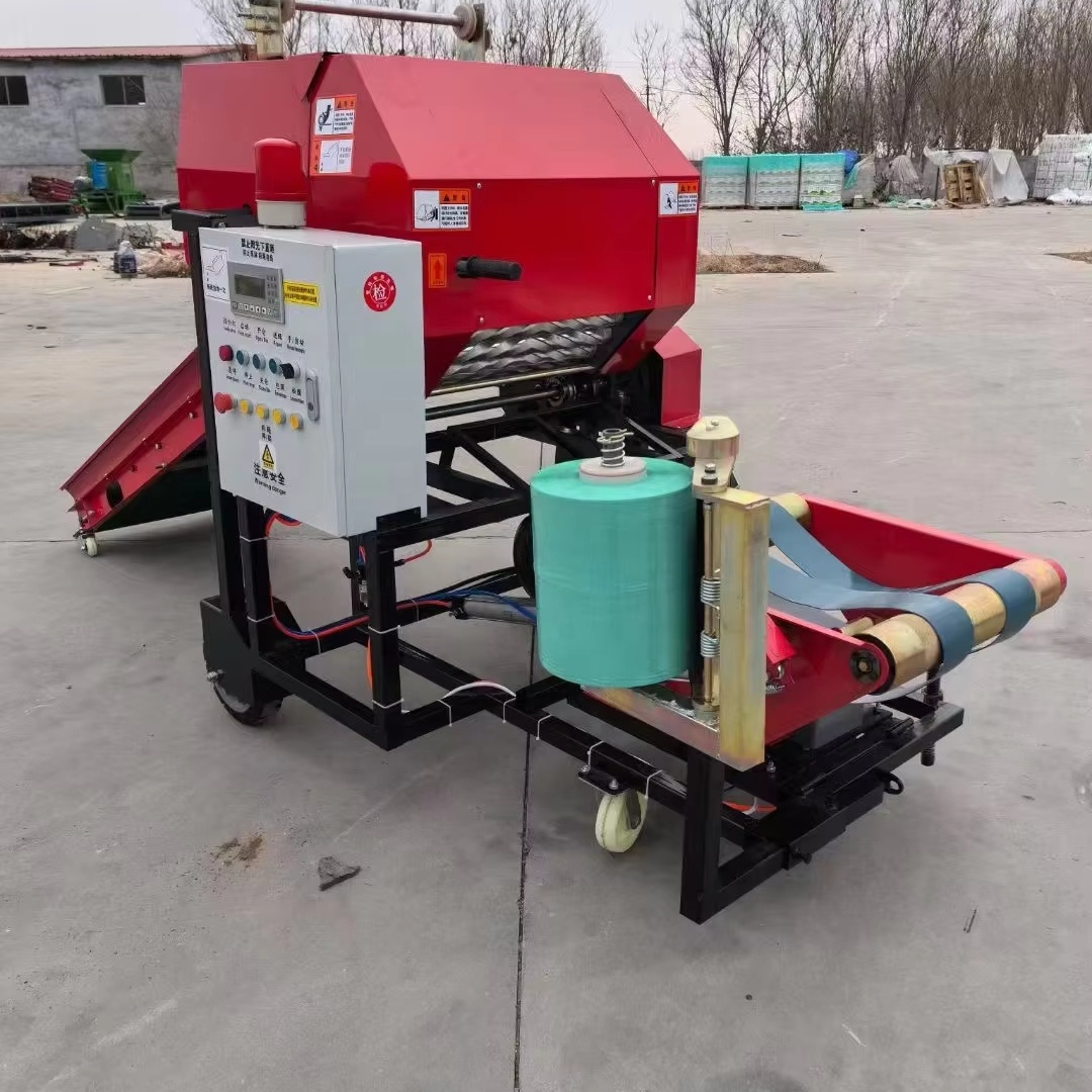 Silage Baler Machine - Wrapper Round Automatic Super Naiper Grass