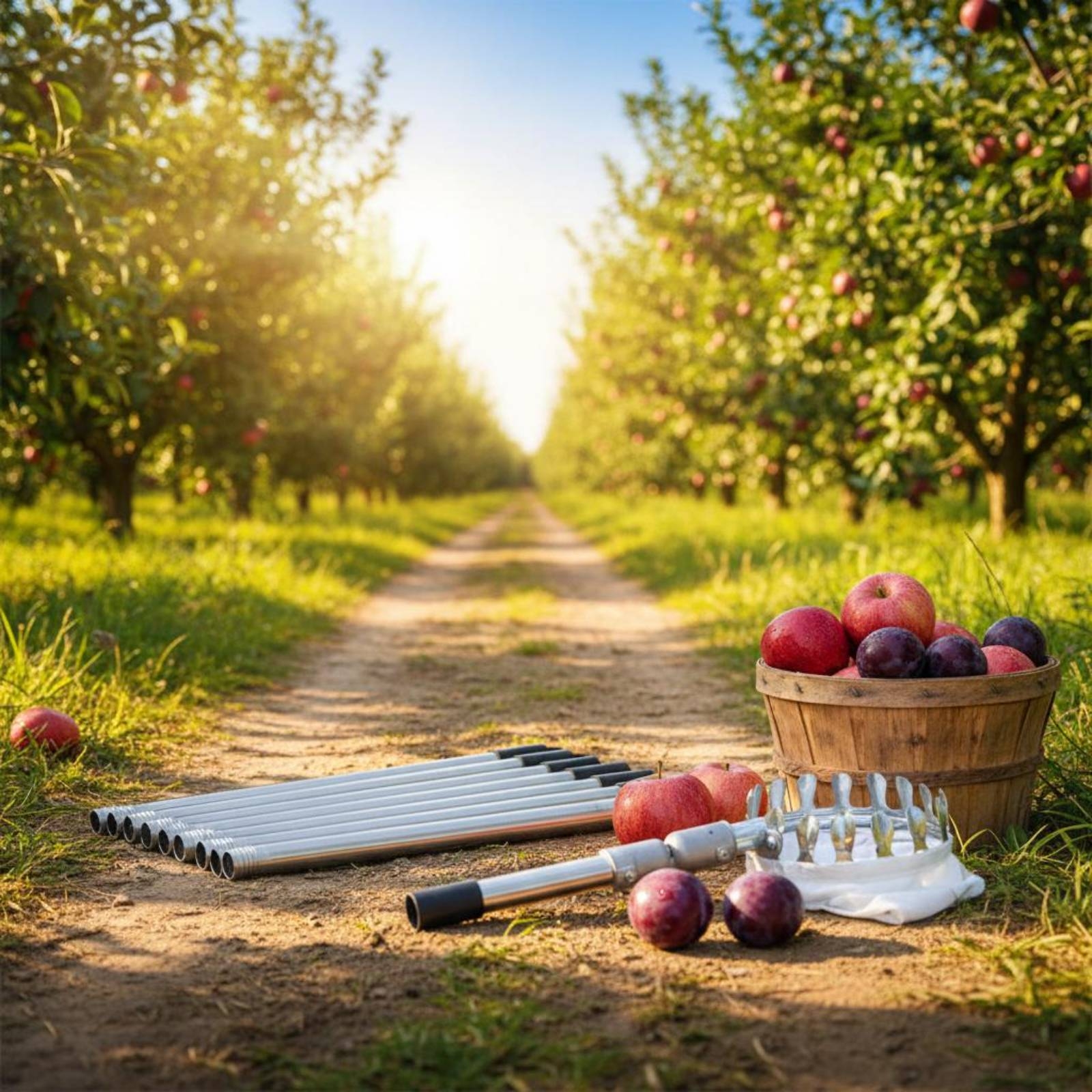 Fruit Picker with Net Bag Adju - огляд і ціна Farming Tools For Agriculture