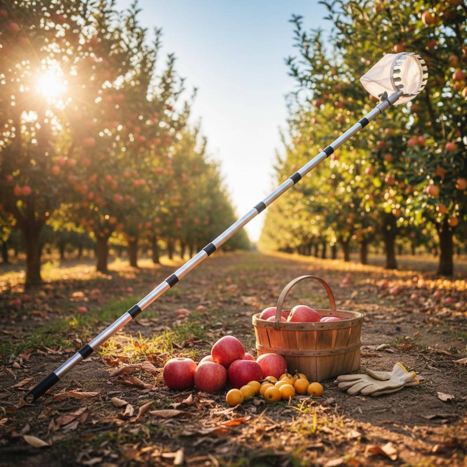 Fruit Picker with Net Bag Adju - огляд і ціна Farming Tools For Agriculture