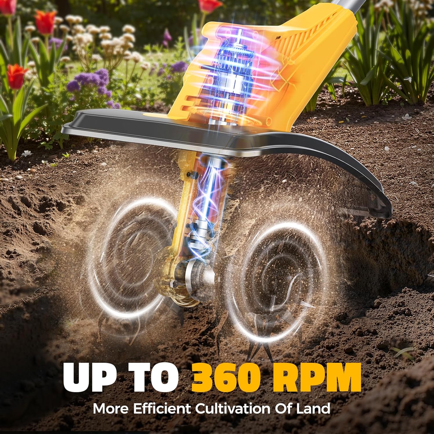 Cordless Tiller Cultivator Com - огляд і ціна Farming Tools For Agriculture
