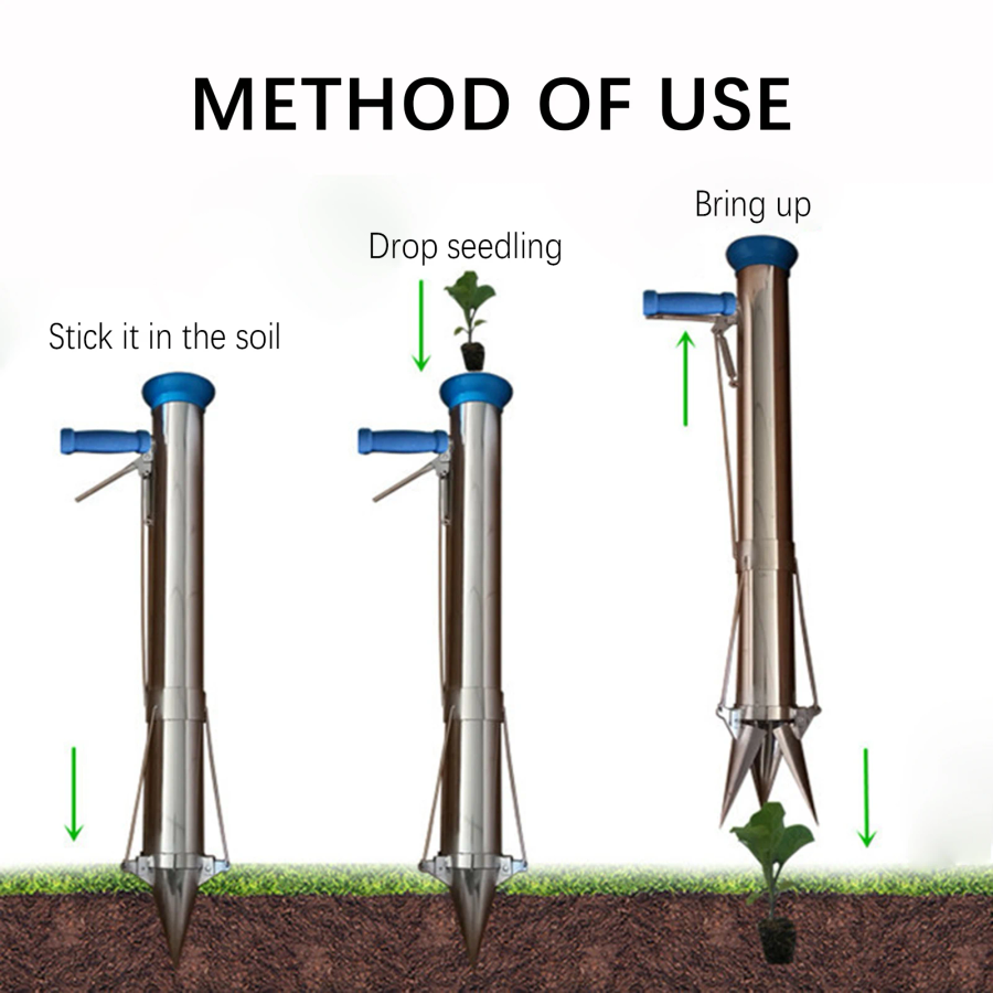 Stainless Steel Manual Seedlin - огляд і ціна Farming Tools For Agriculture