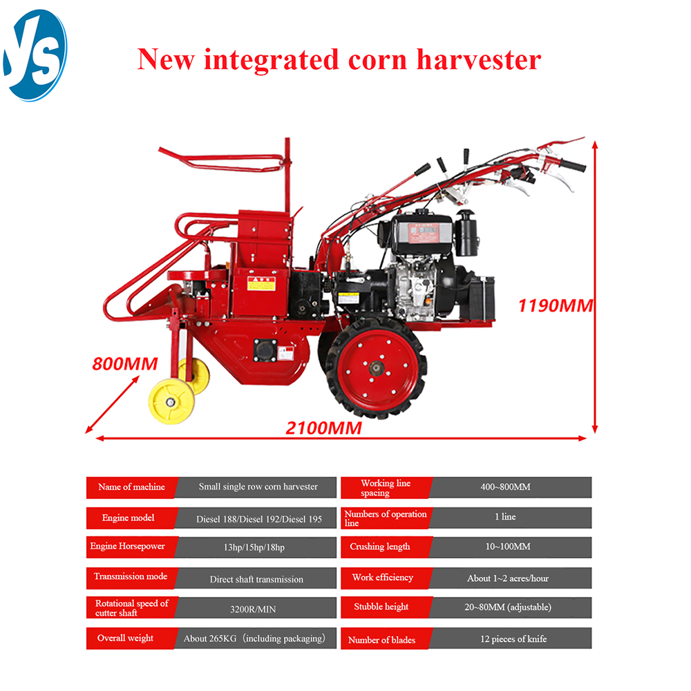 Corn Harvester Reaper Machine  - огляд і ціна Combine Harvester Mini