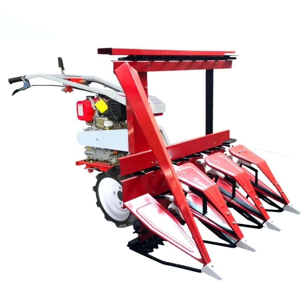 Power Rice Reaper Machine Farm - огляд і ціна Combine Harvester Mini