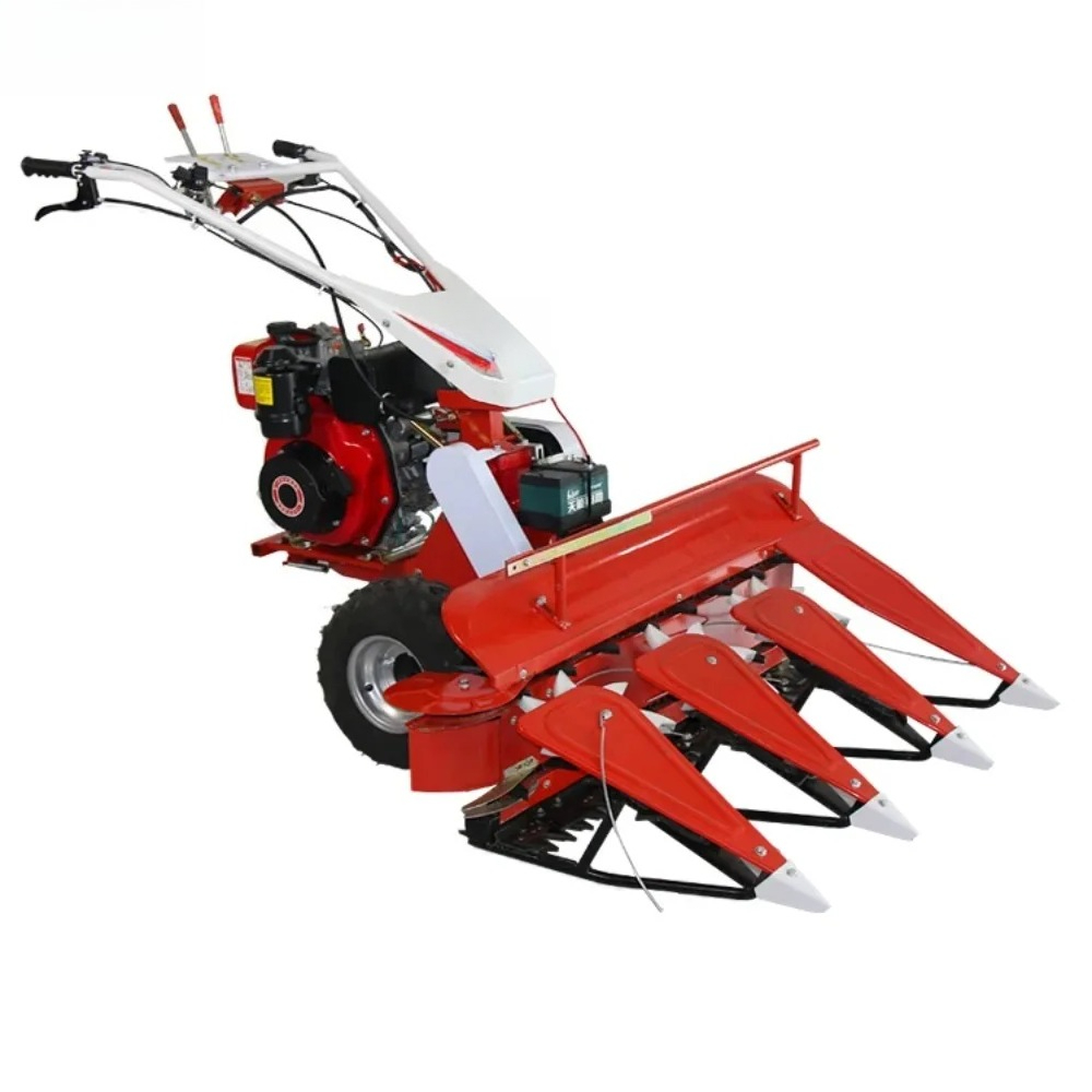 Power Rice Reaper Machine Farm - огляд і ціна Combine Harvester Mini