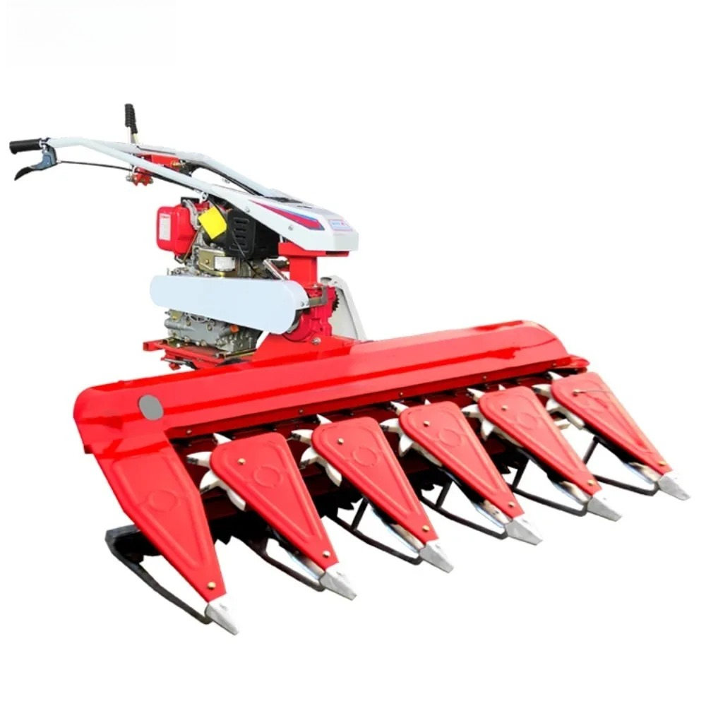 Power Rice Reaper Machine Farm - огляд і ціна Combine Harvester Mini