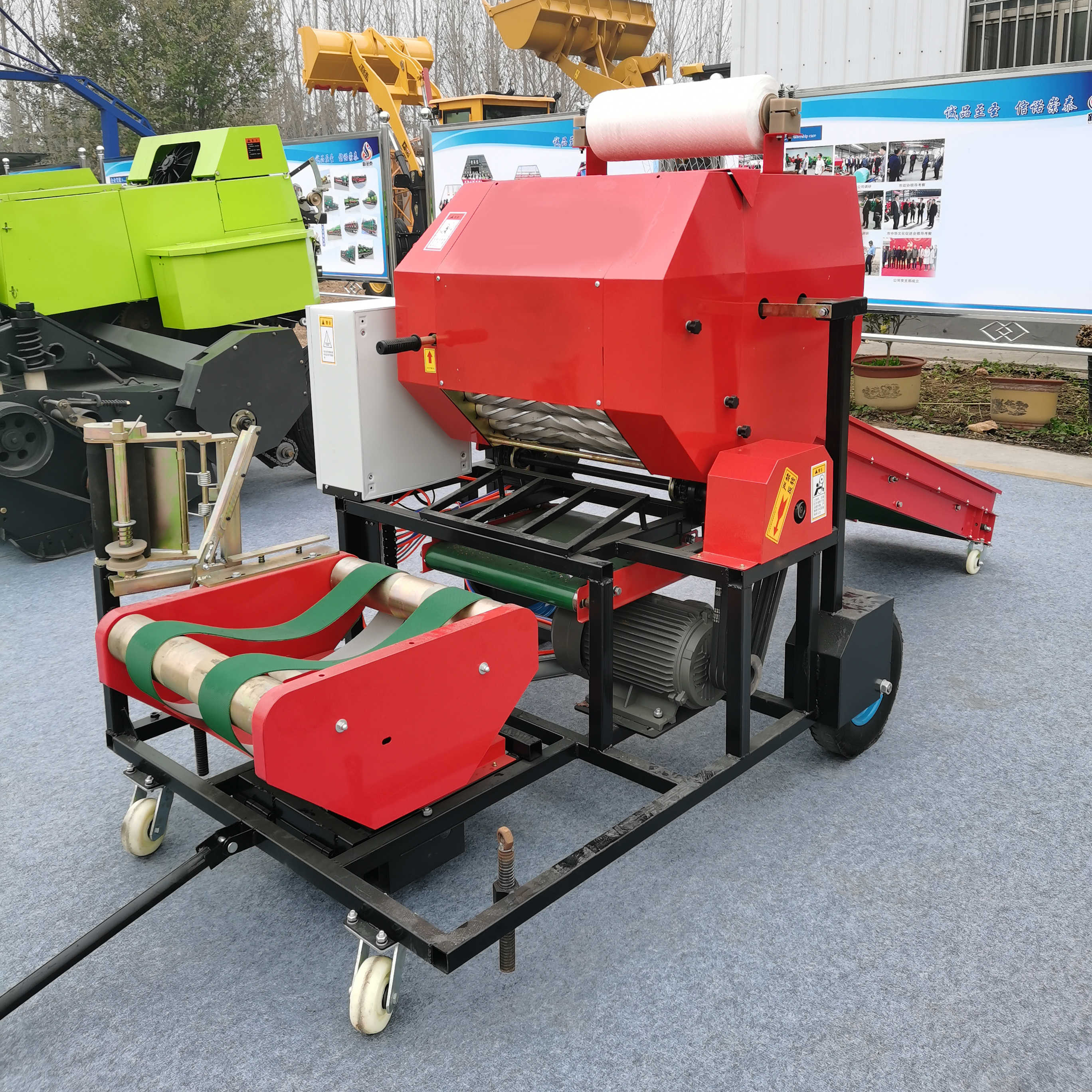 Green Storage Corn Stalk Baler - огляд і ціна Silage Baler Machine