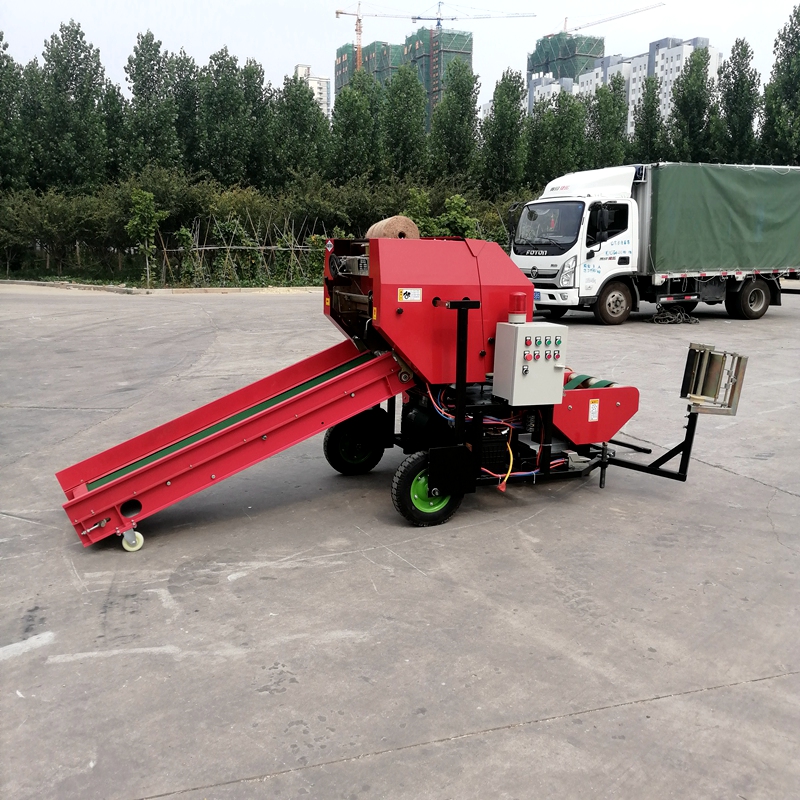 Green Storage Corn Stalk Baler - огляд і ціна Silage Baler Machine