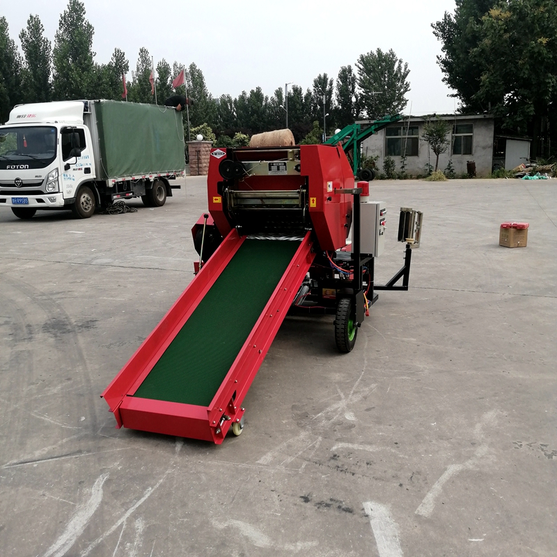 Green Storage Corn Stalk Baler - огляд і ціна Silage Baler Machine