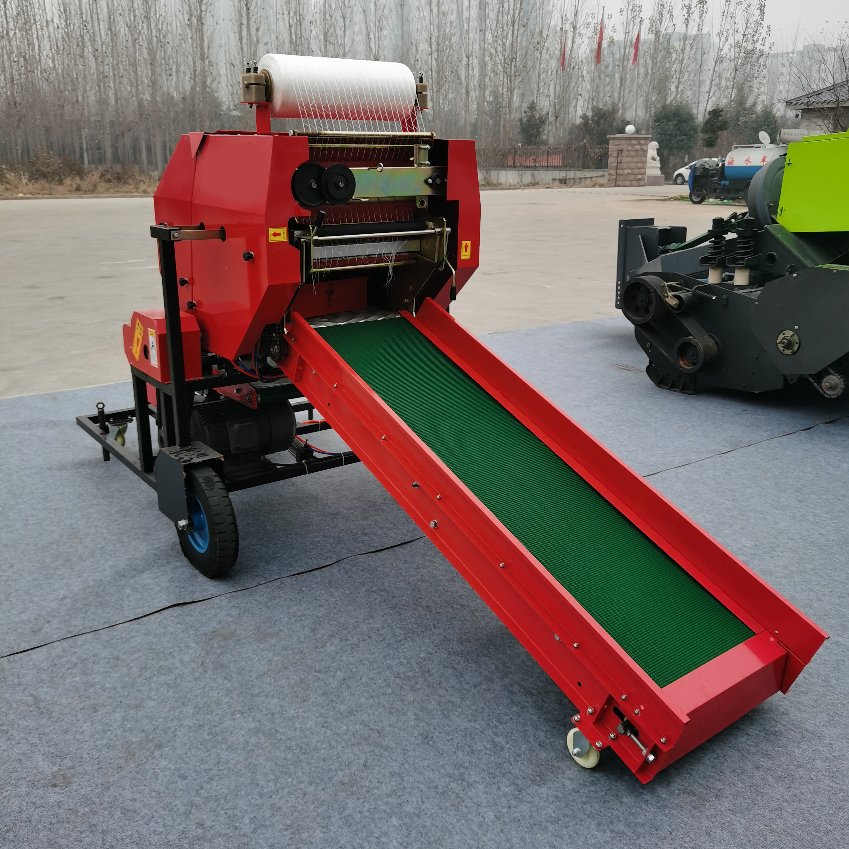 Green Storage Corn Stalk Baler - огляд і ціна Silage Baler Machine