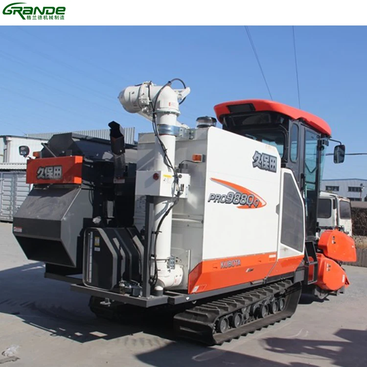 Kubota PRO988Q Rice Mini   Use - огляд і ціна Combine Harvester Mini